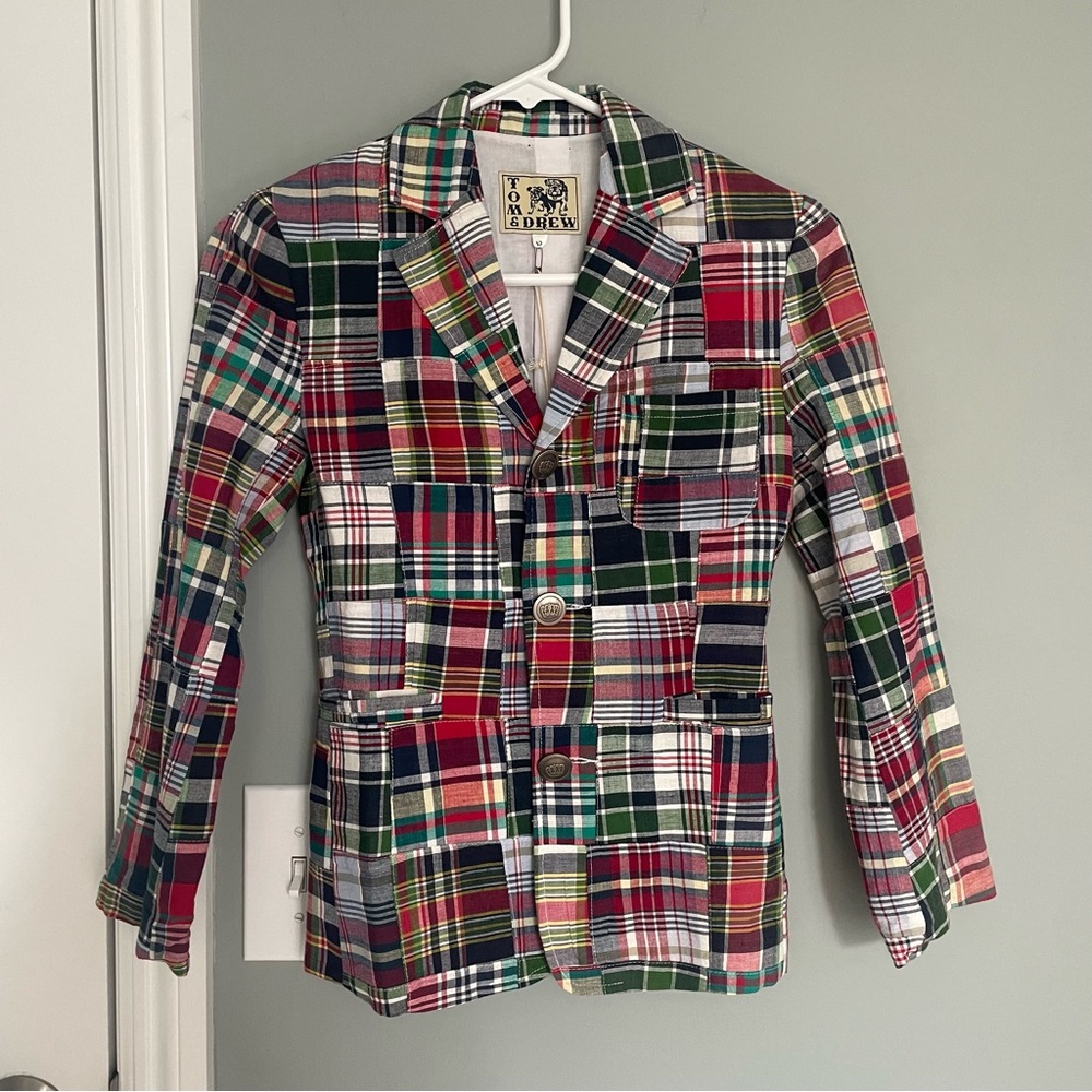 Colorful Plaid Kids Jacket